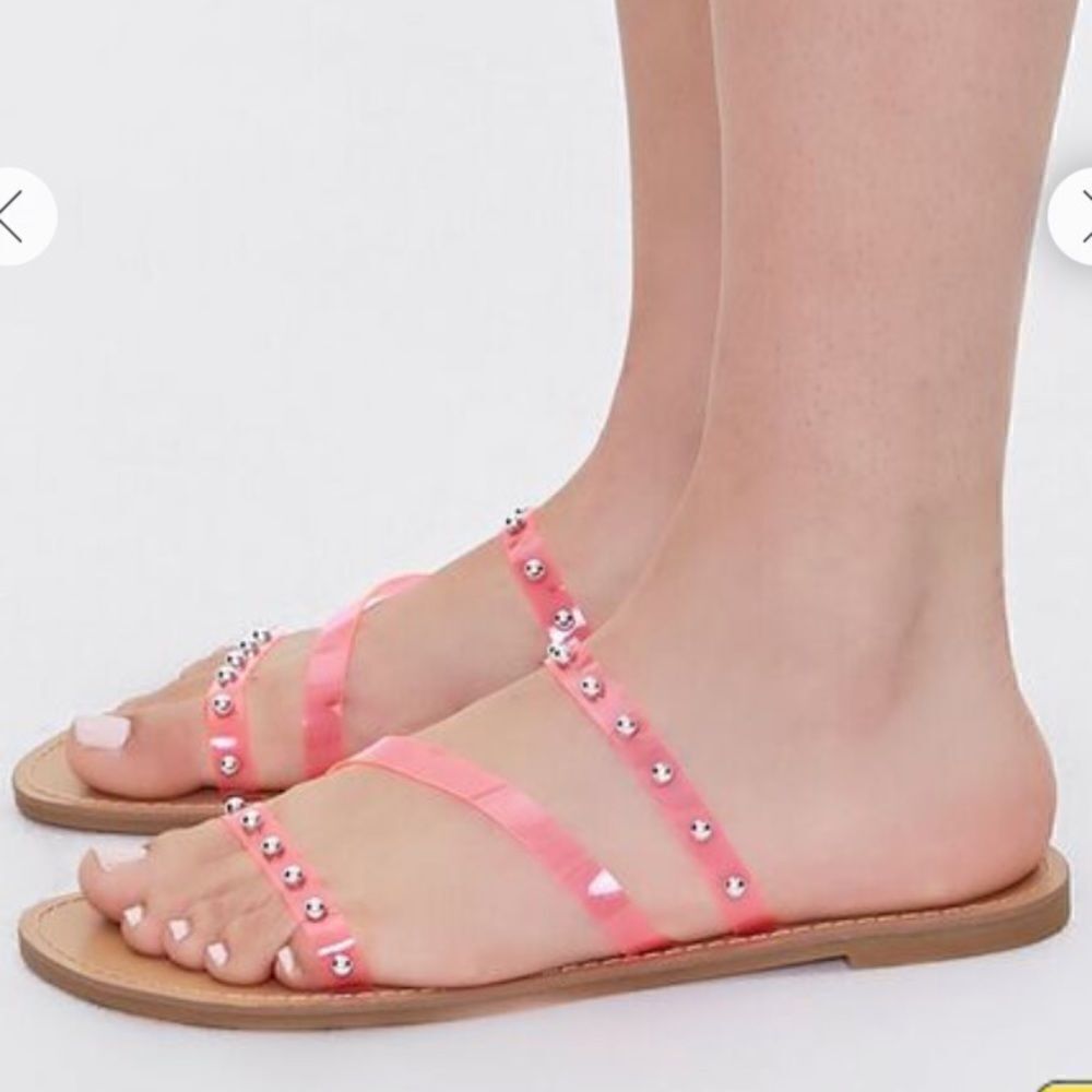 Pink Transparent Sandals - Picture 3 of 4